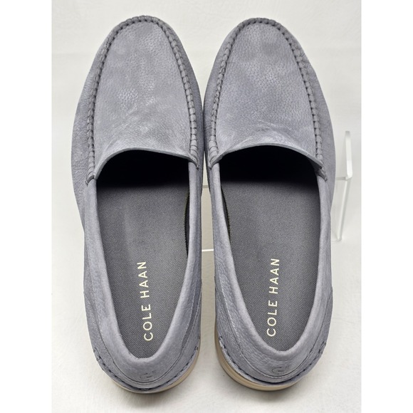 Cole Haan Hardwich Men\'s Casual Shoes Loafers Blue Leather C41887 Size 12M New main image 7